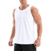 imageG Gradual Mens Workout Tank Tops Sleeveless Muscle Shirts Summer UPF 50 Quick Dry Shirts for Men Athletic Running GymWhite