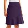 imageG Gradual Skorts Skirts for Women with 5 Pockets 20 Knee Length Golf Skirt Modest Long Tennis Athletic Skirts for WomenPurple