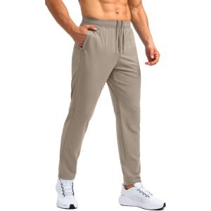 imageG Gradual 303234 Inseam Tall Mens Sweatpants with Zipper Pockets Stretch Golf Workout Pants for Men Casual AthleticCliff Ash