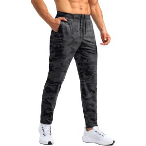 imageG Gradual 303234 Inseam Tall Mens Sweatpants with Zipper Pockets Stretch Golf Workout Pants for Men Casual AthleticGrey Camo
