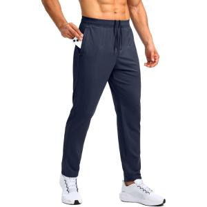 imageG Gradual 303234 Inseam Tall Mens Sweatpants with Zipper Pockets Stretch Golf Workout Pants for Men Casual AthleticNavy