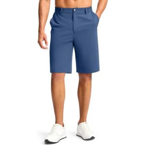 imageG Gradual Casual Shorts for Men 11 Lightweight Mens Golf Shorts Stretch with 3 Pockets Quick Dry Summer Breathable ShortsDusty Blue