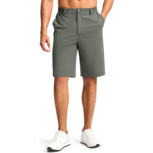 imageG Gradual Casual Shorts for Men 11 Lightweight Mens Golf Shorts Stretch with 3 Pockets Quick Dry Summer Breathable ShortsGrey Sage