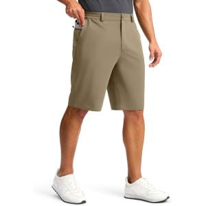 imageG Gradual Casual Shorts for Men 11 Lightweight Mens Golf Shorts Stretch with 3 Pockets Quick Dry Summer Breathable ShortsMedium Khaki
