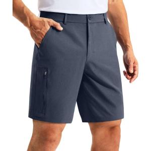 imageG Gradual Mens Golf Dress Shorts 7 Inch Inseam Lightweight Quick Dry Chino Casual Work Shorts for Men with 4 PocketsDark Navy