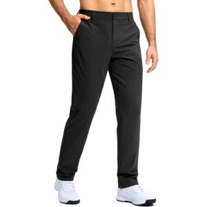 imageG Gradual Mens Golf Pants Stretch Dress Casual Pants 303234 Lightweight Work Travel Slacks for Men with 4 PocketsBlack