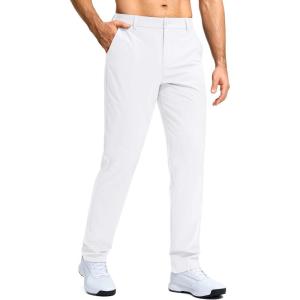 imageG Gradual Mens Golf Pants Stretch Dress Casual Pants 303234 Lightweight Work Travel Slacks for Men with 4 PocketsWhite