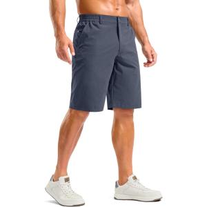 imageG Gradual Mens Shorts 11 Lightweight Casual Shorts for Men with 3 Pockets Summer Quick Dry Breathable Golf ShortsGrey Blue