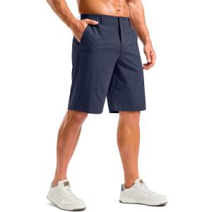 imageG Gradual Mens Shorts 11 Lightweight Casual Shorts for Men with 3 Pockets Summer Quick Dry Breathable Golf ShortsHeather Navy