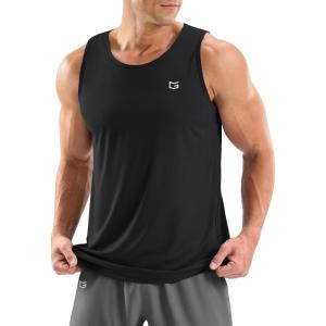 imageG Gradual Mens Workout Tank Tops Sleeveless Muscle Shirts Summer UPF 50 Quick Dry Shirts for Men Athletic Running GymBlack