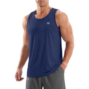 imageG Gradual Mens Workout Tank Tops Sleeveless Muscle Shirts Summer UPF 50 Quick Dry Shirts for Men Athletic Running GymDark Blue