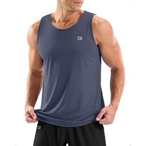 imageG Gradual Mens Workout Tank Tops Sleeveless Muscle Shirts Summer UPF 50 Quick Dry Shirts for Men Athletic Running GymDusty Blue