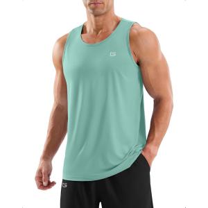 imageG Gradual Mens Workout Tank Tops Sleeveless Muscle Shirts Summer UPF 50 Quick Dry Shirts for Men Athletic Running GymJasmine Green