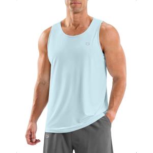 imageG Gradual Mens Workout Tank Tops Sleeveless Muscle Shirts Summer UPF 50 Quick Dry Shirts for Men Athletic Running GymLight Blue