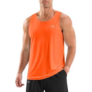 imageG Gradual Mens Workout Tank Tops Sleeveless Muscle Shirts Summer UPF 50 Quick Dry Shirts for Men Athletic Running GymOrange