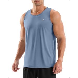 imageG Gradual Mens Workout Tank Tops Sleeveless Muscle Shirts Summer UPF 50 Quick Dry Shirts for Men Athletic Running GymSlate Blue