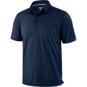 imageMens Golf Shirt Jacquard Short Sleeve Dry Fit Moisture Wicking Performance Athletic Summer Collared Polo Shirts for MenNavy Blue