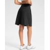 imageG Gradual 20 Golf Skorts Skirts for Women with Pockets Knee Length Skort Athletic Modest Long Tennis Skirts for WomenAblack