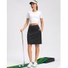 imageG Gradual 20 Golf Skorts Skirts for Women with Pockets Knee Length Skort Athletic Modest Long Tennis Skirts for WomenAblack