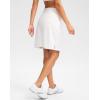 imageG Gradual 20 Golf Skorts Skirts for Women with Pockets Knee Length Skort Athletic Modest Long Tennis Skirts for WomenAwhite