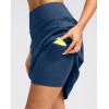 imageG Gradual 20 Golf Skorts Skirts for Women with Pockets Knee Length Skort Athletic Modest Long Tennis Skirts for WomenBlue