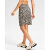 imageG Gradual 20 Golf Skorts Skirts for Women with Pockets Knee Length Skort Athletic Modest Long Tennis Skirts for WomenLeopard