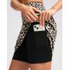 imageG Gradual 20 Golf Skorts Skirts for Women with Pockets Knee Length Skort Athletic Modest Long Tennis Skirts for WomenLeopard