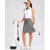 imageG Gradual 20 Golf Skorts Skirts for Women with Pockets Knee Length Skort Athletic Modest Long Tennis Skirts for WomenLight Grey