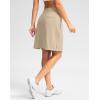 imageG Gradual 20 Golf Skorts Skirts for Women with Pockets Knee Length Skort Athletic Modest Long Tennis Skirts for WomenLight Khaki
