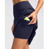 imageG Gradual 20 Golf Skorts Skirts for Women with Pockets Knee Length Skort Athletic Modest Long Tennis Skirts for WomenNavy