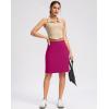 imageG Gradual 20 Golf Skorts Skirts for Women with Pockets Knee Length Skort Athletic Modest Long Tennis Skirts for WomenRosy