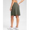 imageG Gradual 20 Golf Skorts Skirts for Women with Pockets Knee Length Skort Athletic Modest Long Tennis Skirts for WomenSage Green