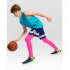 imageG Gradual Boys Compression Leggings Quick Dry Youth Basketball Football Pants Base Layer Sports Tights for BoysPink