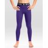 imageG Gradual Boys Compression Leggings Quick Dry Youth Basketball Football Pants Base Layer Sports Tights for BoysPurple