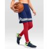 imageG Gradual Boys Compression Leggings Quick Dry Youth Basketball Football Pants Base Layer Sports Tights for BoysRed