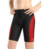 imageG Gradual Boys Swim Jammers Youth Competitive Swim Team Trunks Quick Dry Stretch Racing Swimsuit Swimming Shorts for BoyBlackRed