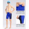 imageG Gradual Boys Swim Jammers Youth Competitive Swim Team Trunks Quick Dry Stretch Racing Swimsuit Swimming Shorts for BoyBlueBlack