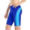 imageG Gradual Boys Swim Jammers Youth Competitive Swim Team Trunks Quick Dry Stretch Racing Swimsuit Swimming Shorts for BoyBlueLight Blue