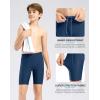 imageG Gradual Boys Swim Jammers Youth Competitive Swim Team Trunks Quick Dry Stretch Racing Swimsuit Swimming Shorts for BoyDark Blue