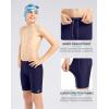 imageG Gradual Boys Swim Jammers Youth Competitive Swim Team Trunks Quick Dry Stretch Racing Swimsuit Swimming Shorts for BoyNavy