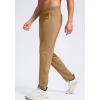 imageG Gradual Mens 30323436 Inseam Tall Sweatpants with Zipper Pockets Stretch Long Joggers Athletic Workout Pants MenKhaki