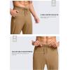 imageG Gradual Mens 30323436 Inseam Tall Sweatpants with Zipper Pockets Stretch Long Joggers Athletic Workout Pants MenKhaki
