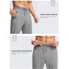 imageG Gradual Mens 30323436 Inseam Tall Sweatpants with Zipper Pockets Stretch Long Joggers Athletic Workout Pants MenLight Grey