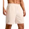 imageG Gradual Mens Athletic Running Shorts 759 Zipper Pocket Lightweight Workout Gym Quick Dry Shorts Golf Tennis HikingBeige