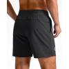 imageG Gradual Mens Athletic Running Shorts 759 Zipper Pocket Lightweight Workout Gym Quick Dry Shorts Golf Tennis HikingBlack