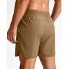 imageG Gradual Mens Athletic Running Shorts 759 Zipper Pocket Lightweight Workout Gym Quick Dry Shorts Golf Tennis HikingDark Khaki
