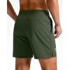 imageG Gradual Mens Athletic Running Shorts 759 Zipper Pocket Lightweight Workout Gym Quick Dry Shorts Golf Tennis HikingDark Olive