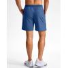 imageG Gradual Mens Athletic Running Shorts 759 Zipper Pocket Lightweight Workout Gym Quick Dry Shorts Golf Tennis HikingDust Blue