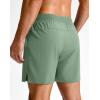 imageG Gradual Mens Athletic Running Shorts 759 Zipper Pocket Lightweight Workout Gym Quick Dry Shorts Golf Tennis HikingGreen Bamboo