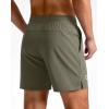 imageG Gradual Mens Athletic Running Shorts 759 Zipper Pocket Lightweight Workout Gym Quick Dry Shorts Golf Tennis HikingGrey Sage